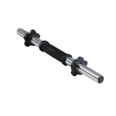 China Eco-friendly Chrome Rubber Coated Hollow Dumbbell Bars Cheap Weight Lifting Bars for sale