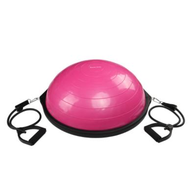 China Eco-friendly Wholesale PVC Yoga 58cm Ball Balance Ball Dedicated Half For Fitness Balance Gym Ball for sale