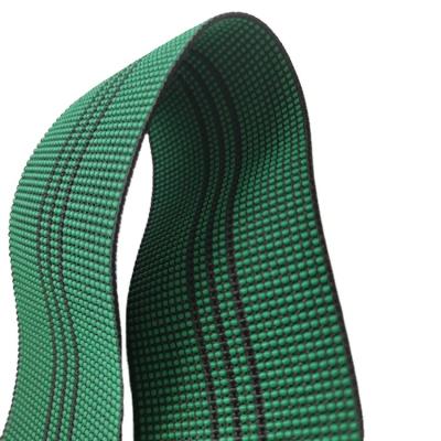 China High Tenacity Manufacturer Webbing Green And Professional Black Woven Jacquard Webbing Strap Polyester Belt for sale