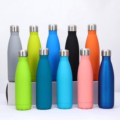 China Wholesale BUSINESS Sports Water Bottle Double Wall Stainless Steel 500ml 750ml Water Bottle for sale