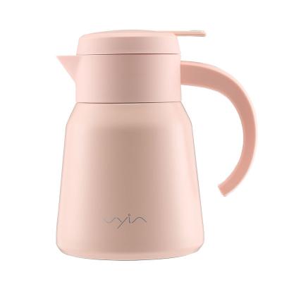 China 800ml PORTABLE Insulated Double Wall Vacuum Stainless Steel Coffee Carafe Pot Gift Bulk for sale