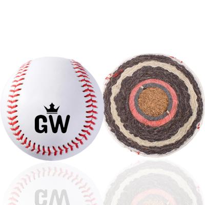 China OEM Modern Baseballs Leather Official 9 Inch Rawlings Cowhide Leather Baseball High School Professional Baseball for sale