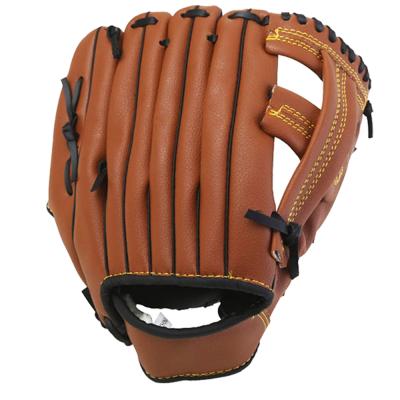 China Sports Baseball Sports Batting Soft PU Leather Straight Catchers Glove For Kids Youth Adults Baseball Gloves for sale