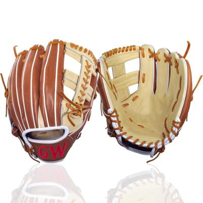 China OEM Logo Baseball Gloves Kip Leather Kip Leather Baseball Gloves high quality professional sports for sale