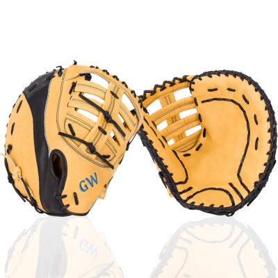 China Sports Wholesale Slow Pitch Baseball Glove First Base Glove Customized Kip Leather Baseball Glove for sale