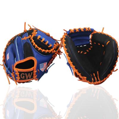 China High Quality Logo Catchers Mitt Custom Kip Leather Gloves 32 Inch Baseball Sports Gloves Custom Catcher Gloves for sale