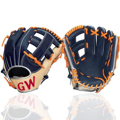 China Sports Wholesale Customized Japanese Baseball Glove Kip Leather Baseball Glove Display for sale