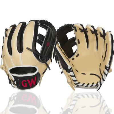 China Wholesale Sports Baseball Glove Wrap Customized Kip Leather Softball Glove Japanese Kids Baseball Glove for sale