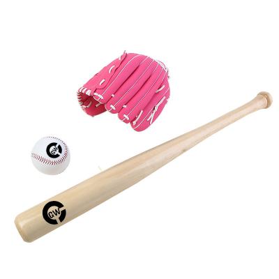 China Wholesale 3 Pieces Training Baseball Set Kids Teenagers Baseball Batting Top Quality Set for sale