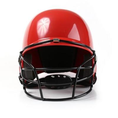 China Red high quality plastic helmet safety baseball helmet baseball catcher helmet sports users sale baseball batting for sale