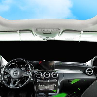 China Foldable Waterproof Dustproof Sunshade Front Car Windshield Sunshade Car Accessories Sunscreen Insulation Heat Shields for sale