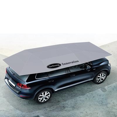 China Sunproof And UV Protection 5M Factory Price Big Size Auto Car Umbrella Car Cover for sale