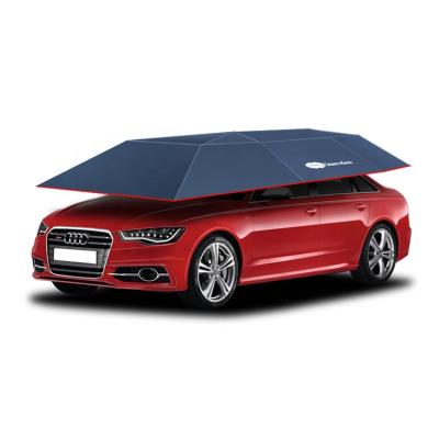 China Semi Automatic Portable Car Hail Protection Car Umbrella Top Car Umbrella for sale