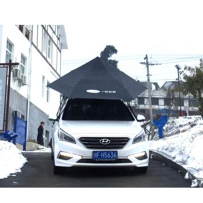 China snow & Ice Protection Hail Resistance Snow Or Sun Car Cover Roof Window Car Snowproof Portable Full Automatic Umbrella for sale