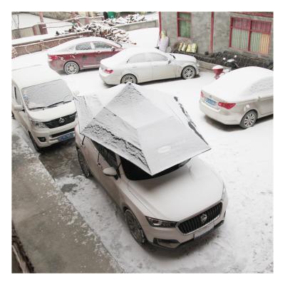 China snow & Automatic Ice Protection Car Cover Tent With Hail Resistance Snow Car Remote Control Umbrella for sale