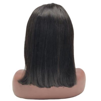 China Good Quality Brazilian Virgin Straight Lace BOB Frontal Hair 150% Density 13x4 Lace Frontal Wigs Preplucked Frontec for sale