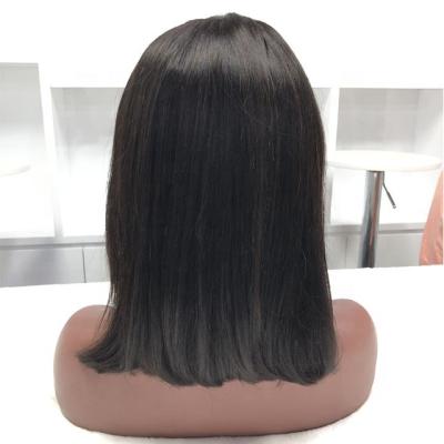 China Wholesale Price 8inch 10inch 12 inch 14inch Straight Bob Wigs Full Cuticle Aligned Frontal Hair Preplucked for sale