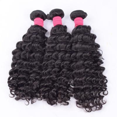 China Factory High Quality Virgin Brazilian Hair Weft Double Deep Wave Hair Bundles Fast Shipping for sale