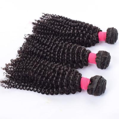 China Super Hot Sales Double Weft Top Virgin Kinky Curly 18inch Hair Bundles Wholesale Hair Weave for sale