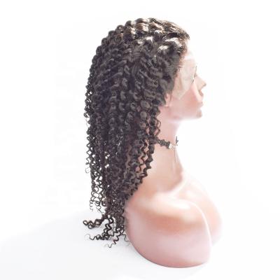 China Popular Swiss Thin Lace Frontal Wigs Preplucked HD Lace Front Wigs Deep Wave Curly Units In Stock for sale