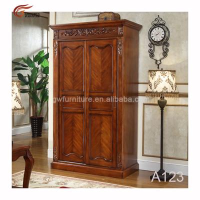 China Other antique solid teak wood wardrobe for sale