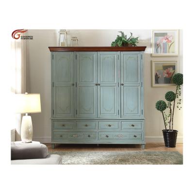 China Other Goodwin Antique Style Solid Wood Wardrobes GL13.2-16 Bedroom Decor Bedroom Accessories Inside for sale