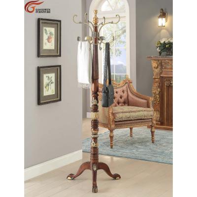 China Other Goodwin Hot Sales Natural Material Bedroom Decor Bedroom Accessories Solid Wood Coat Rack GGM320-321.4 for sale