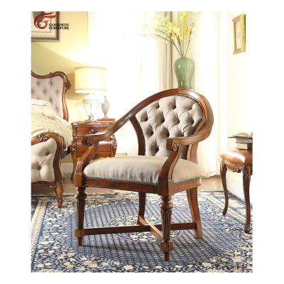 China Other Goodwin New Design Classic Style Bedroom Decor Bedroom Accessories Wooden Bedroom Chair GGM260-266 for sale