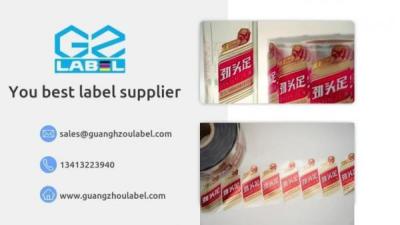 China Paper / plastic Condiment Bottle Labels Custom Permanent Adhesive Stickers for sale