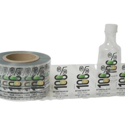 China Transparent and Non-Transparent Beverage Bottle Label for Different Branding Needs for sale