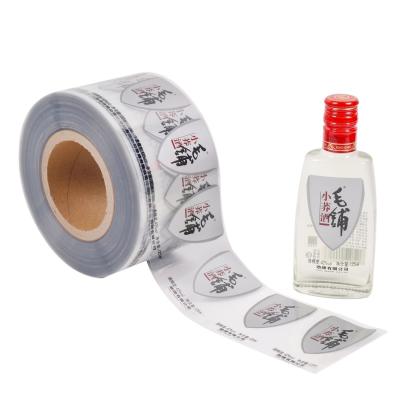 China Transparent Sticker Vinyl Sticker Labels Waterproof  Adhesive Label Paper for sale