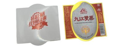 China Clear Waterproof Label For Bottles Self Adhesive Eco Friendly  WINE  Labels for sale