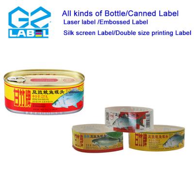 China Clear Wine Bottle Labels Personalized Round waterproof company logo stickers Custom for sale