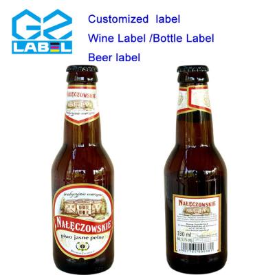 China OEM / ODM etiqueta de pegatina BEER etiquetas pegatinas en venta