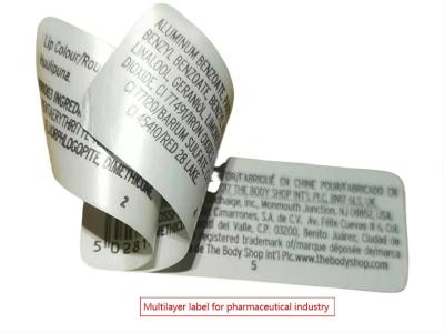 China Custom Pharmaceutical Labels For Waterproof Stickers Label Printing for sale