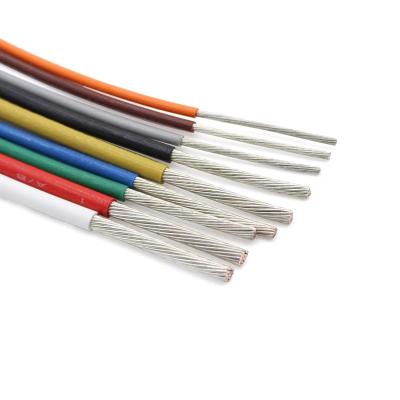 China M22759/18 26AWG 19/38AWG O.D.0.8 ETFE Heating High Temperature Heat Resistant Copper Wire for sale