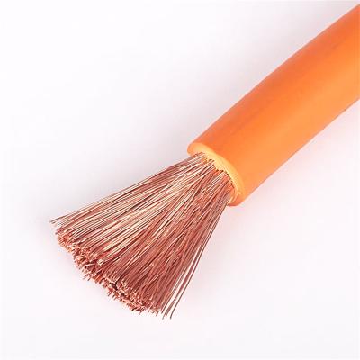 China SYEV-0-50 Bare Copper Heater Conductor 50mm2 Car Adapter Used New Energy Flexible Orange Vehicles EV Cables for sale