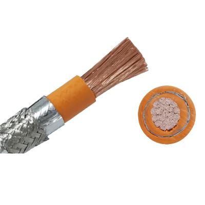 China SYEVP-0-16 16mm2 Silicone EV Conductor Heating Flexible Power Cable Bare Copper Battery Rubber Shield for sale