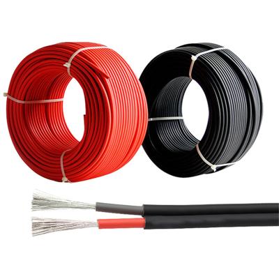 China SYPV-1-2x2.5 Heating Tinned Copper Conductor XLPO Insulation 2x1.5mm2 Street Light Extension AC Cross Link Solar Cable for sale