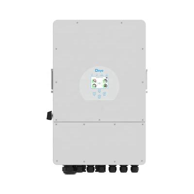 China Deye Grid Tie Power System Inverter 8KW 10KW 12KW Three Phase Solar Hybrid Solar Inverter With Battery for sale