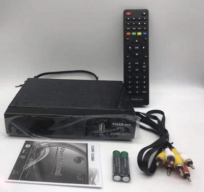 China 2019 new plastic case set top box dvb s2 dvb s2 T2 satellite tv combo receiver with Ali3588 chipset for sale