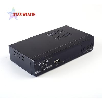 China Super full hd 1080p A8 box dvb s2 receiver s2+t2set top box dvb s2 combo T2 combo A8 combo S2+T2 for sale