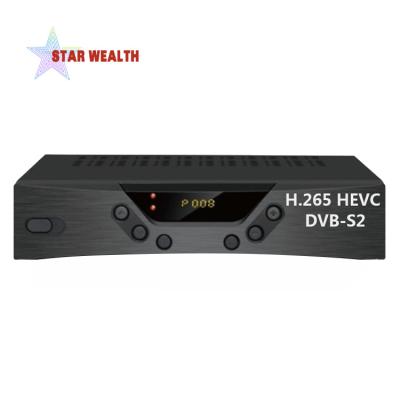 China DVB S2 H.265 HEVC TV Satelital Encoder HD LAN IPTV Receiver with CCCAM Newcamd T58-F for sale