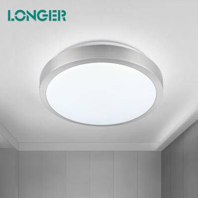 China High quality modern simple ultra-thin pvc round bedroom outdoor mounted indoor living room led ceiling light for sale