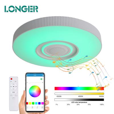 China Factory Wholesale Dimmable RGB Outdoor Mounted Remote Control Decoration Lighting Modern Led Ceiling Lamps For Home Lighting for sale