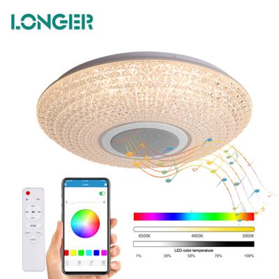 China APP Modern Round RGB LED Ceiling Light Outdoor Mounted Home Lighting Smart RGB Ceiling Lamp for sale