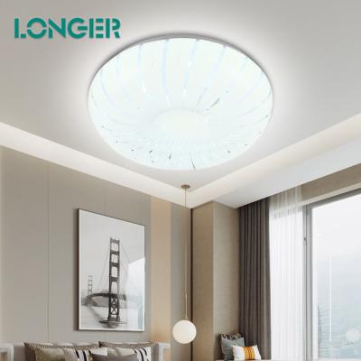 China Modern Bedroom Lamp Living Room Decoration Light Fashion Outdoor Mounted White Home Around Led Ceiling Lamp for sale