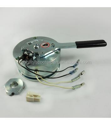 China For electric mobility scooter BRA3 electric brake with lever DC24V 16.8W 10Nm ALY001AB for electric mobility scooter parts handicapped scooter for sale