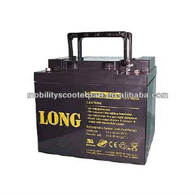 China LONG electric scooters joint lead acid battery 12V 50Ah rechargeable electric scooter battery 12V50Ah for the elderly for sale