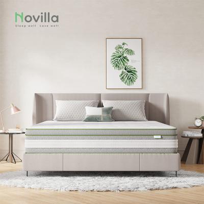 China Foldable Size High Quality Sleeping Queen Mattress Bedroom Mattress Pocket Coil Box Spring à venda